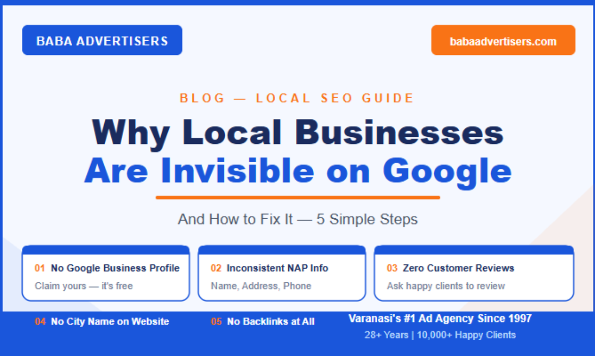 Why 90% of Local Businesses Are Invisible on Google (And How to Fix It)