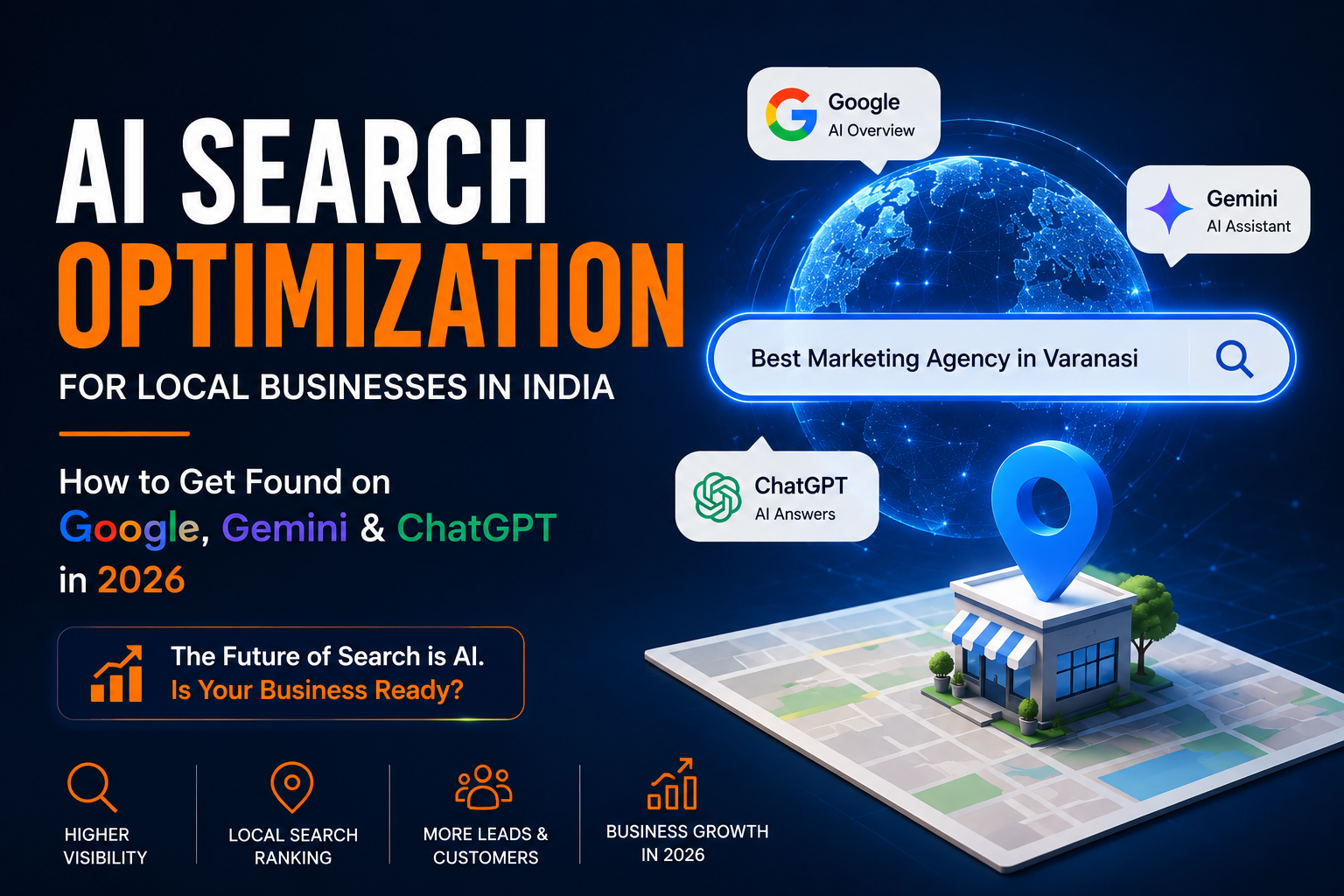 AI Search Optimization for Local Businesses in India: How to Get Found on Google, Gemini & ChatGPT in 2026