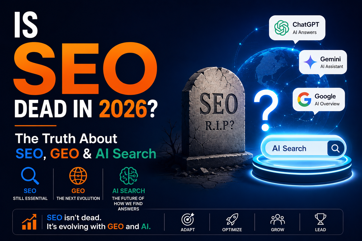 Is SEO Dead in 2026? The Truth About SEO, GEO & AI Search