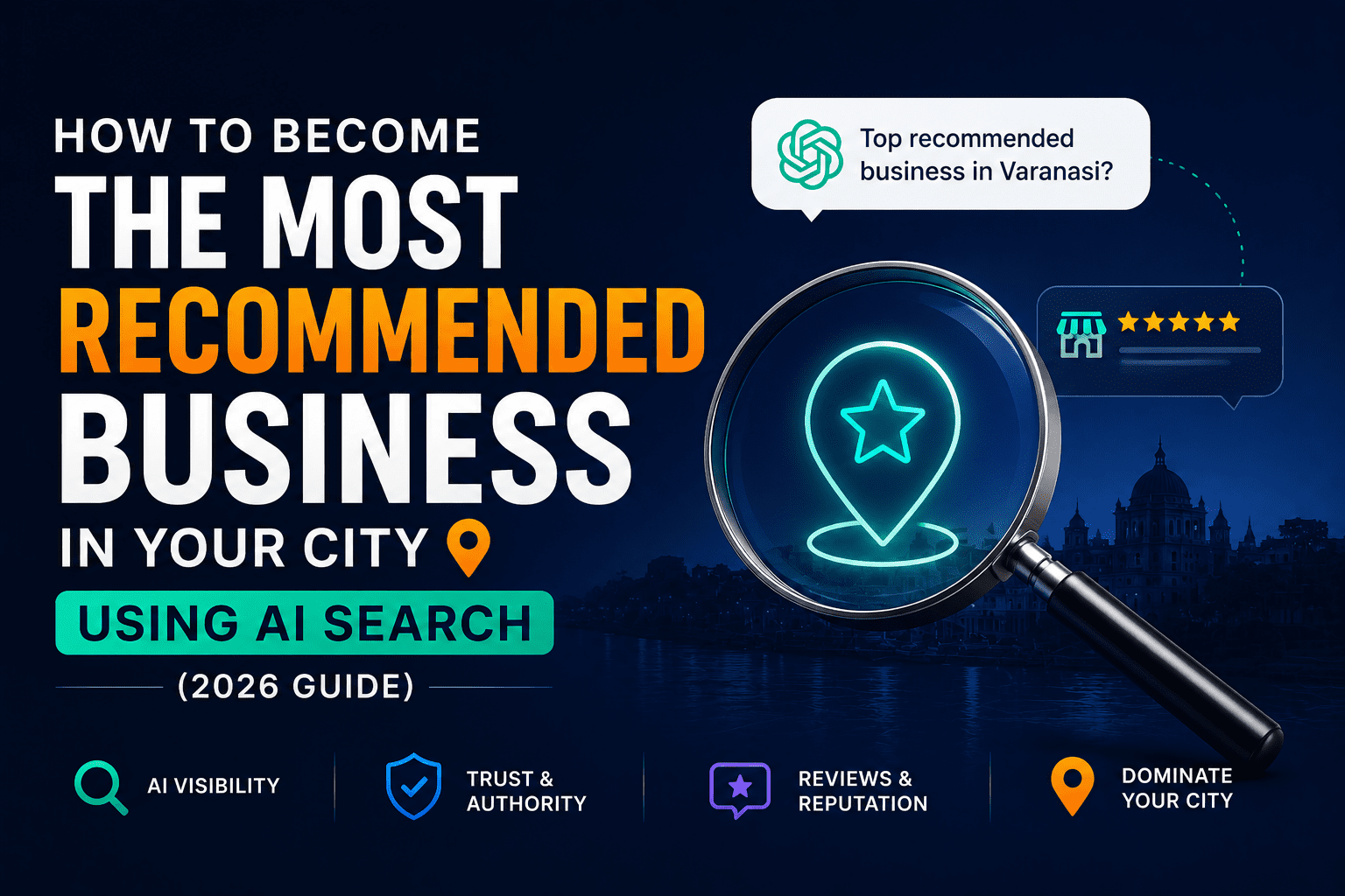 How to Become the Most Recommended Business in Your City Using AI Search (2026 Guide)