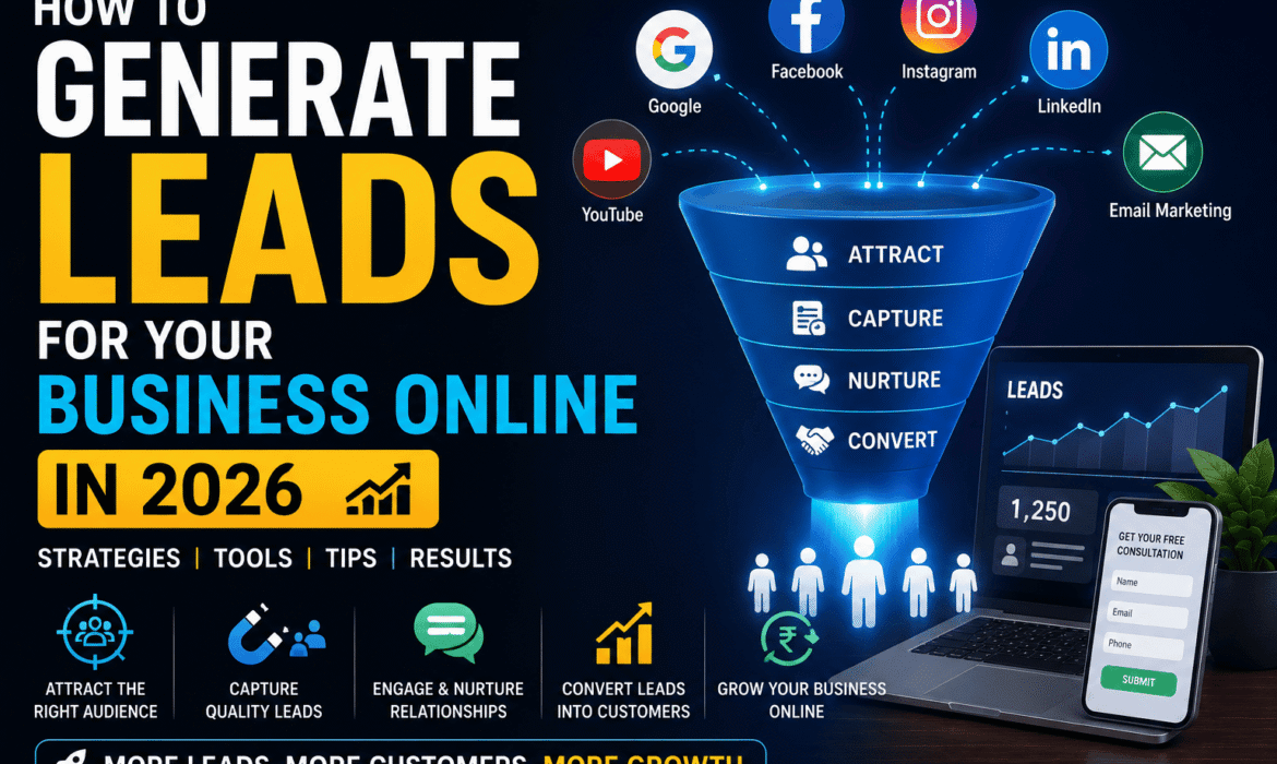 How to Generate Leads for Your Business Online in 2026