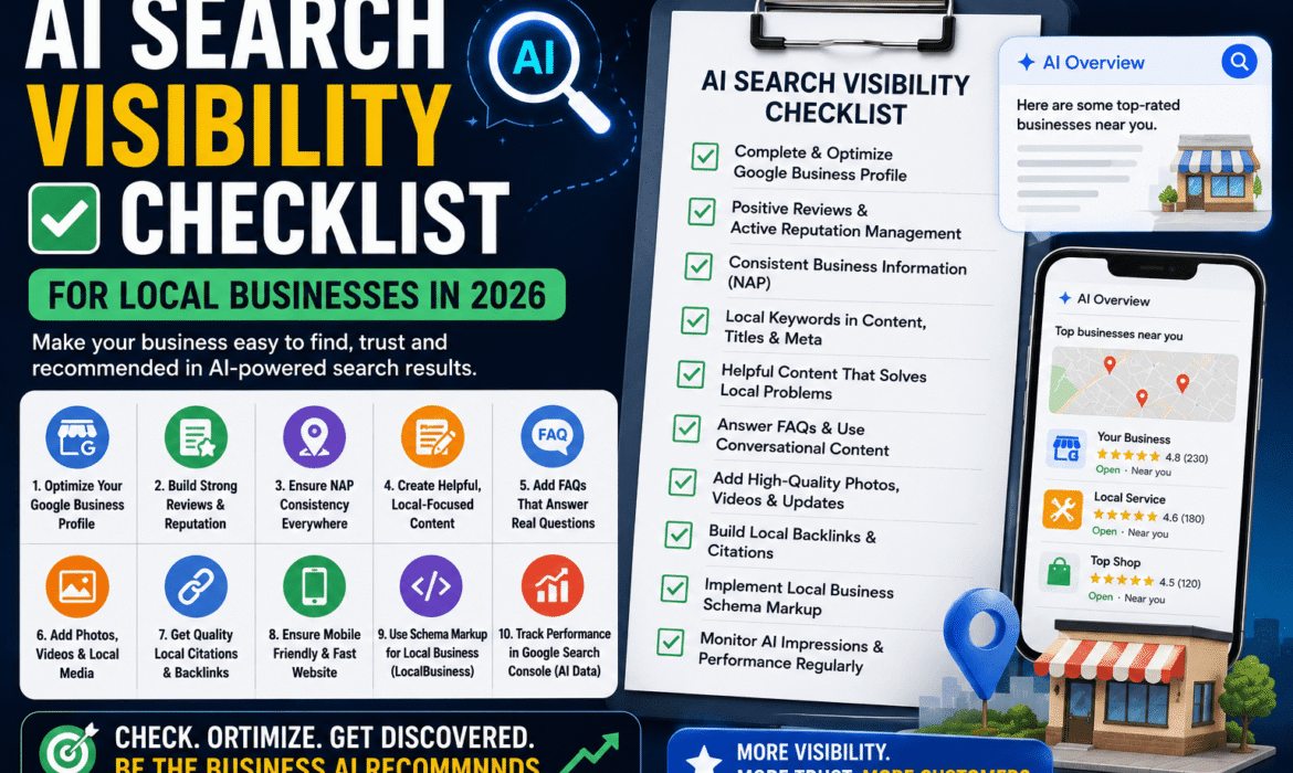 AI Search Visibility Checklist for Local Businesses in 2026