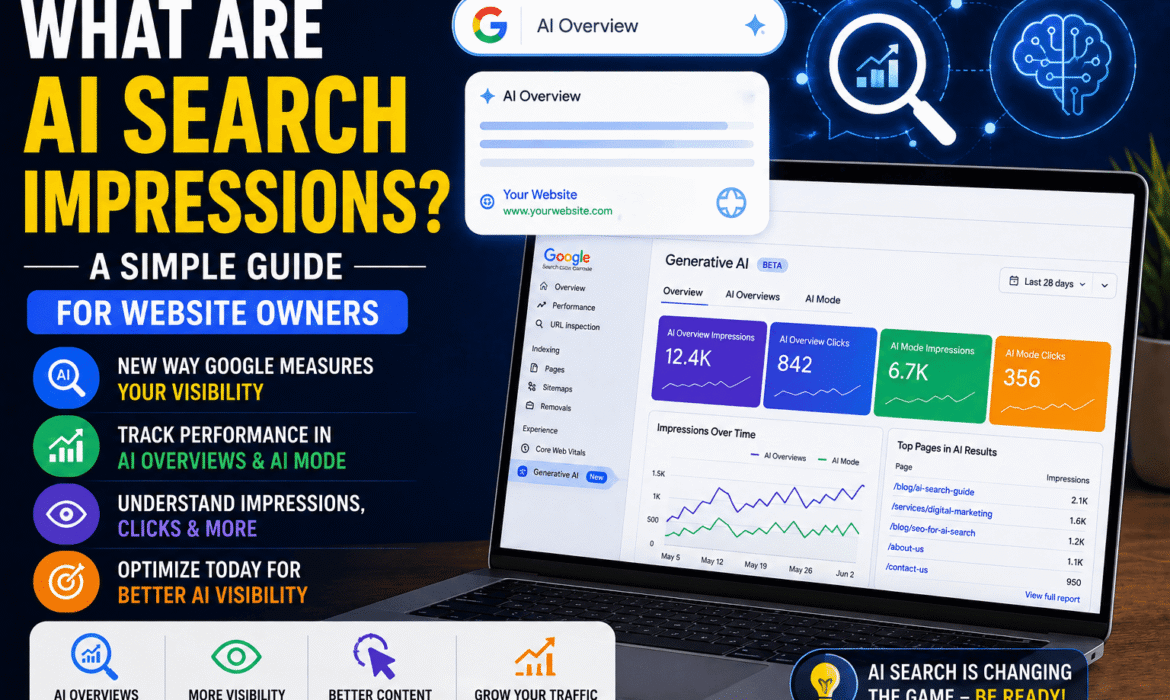 Baba Advertisers | What Are AI Search Impressions? A Simple Guide for Website Owners What Are AI Search Impressions A Simple Guide for Website Owners